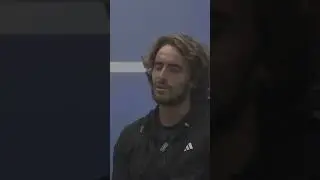 Stefanos Tsitsipas Learns What Bussin Means #shorts #cincinnatiopen #tennis