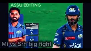 mi vs srh big fight. 278 runz chaes👿 assu editing