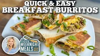 Easy Weeknight Meal: Quick and Easy Breakfast Burritos on the Blackstone Griddle