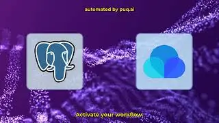 Connect PostgreSQL + Raindrop | puq.ai Workflow Automation