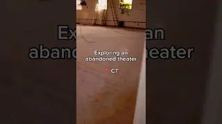 Exploring an abandoned theater in CT 📍 #abandoned #explore #photography #urbex #ct #usa #decayingct