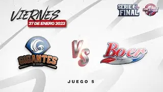 LBPN 2022/23 Final #ENVIVO - Gigantes de Rivas Vs. Indios del Bóer - Juego #5