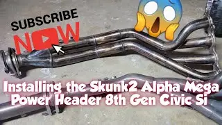How to: Install Skunk2 Alpha Mega Power Header 8th Gen Civic Si