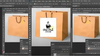 Place Logo on bag or box in Photoshop | How to place a Logo on Shopping Bag In Photoshop | #Tutorial