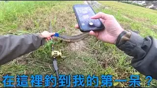 下班探點！！終於在岡山釣到泰國鱧！