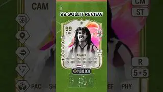 99 Futties Icon Gullit Review 🇳🇱💗 Is He The Greatest Midfielder Of All Time? #Shorts #FC25 #FYP