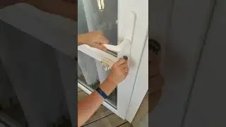 Astuce pour ouvrir et fermer la porte en PVC