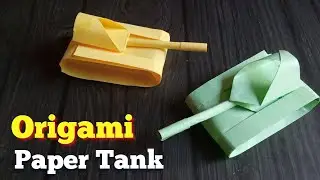 Origami Paper Tank Easy, Paper Tank Easy, Origami For Kids