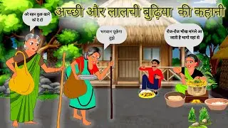 अच्छी और लालची बुढ़िया की कहानी|Acchi aur lalchi Budhiya Ki Kahani | OG cartoon channel |Moral story