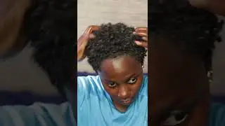 My Secret to Perfect TWA Curls Using One Product Wash n go #curlyhair #washngo #naturalhair