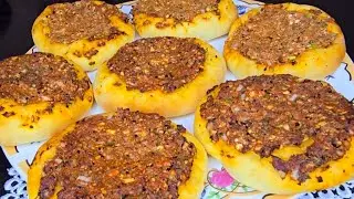 Mini Breads With Walnuts, Cheese and Plenty Of Tomato Paste
