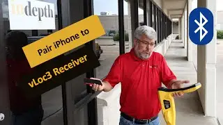 Pair iPhone to vLoc3 Utility Line Locator