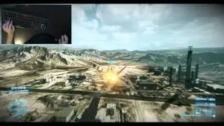 BF3 Jet Control - Beginners' Guide with Keyboard / Mouse view.