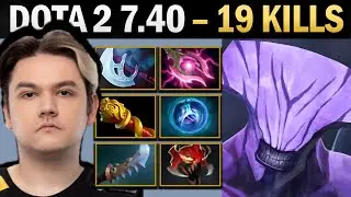 Faceless Void Pro Carry with 19 Kills and Mjolnir - Dota 7.41