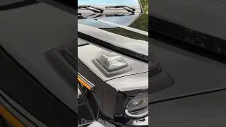 The #AMG G63 iconic design in obsidian black metallic | Full front protected with #STEK #DYNOshield