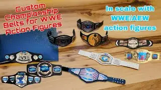 Custom Championship belts for WWE Action Figures!