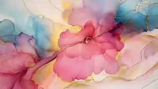 Soft Watercolour Abstract Art, Preppy Pink Wall Decor | Frame TV Screensaver