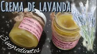 Crema casera de LAVANDA 🌱 | Con cera de abeja y aceite de oliva