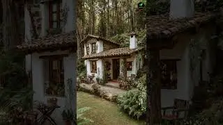 A Small Stone House with Mediterranean Charm in a Peaceful Forest