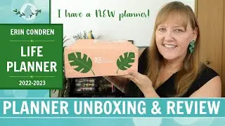 NEW Erin Condren Life Planner Unboxing & Review