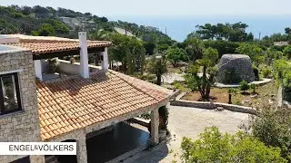 Sea view villa with park and pajara