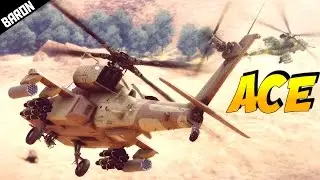 War Thunder Helicopter ACE - Apache Rampage (War Thunder Tier IX Gameplay)