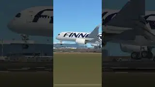 Finnair 1 - A350 floaty but smooth landing #infiniteflight #a350