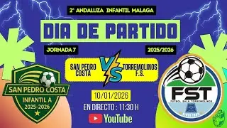 SAN PEDRO COSTA vs TORREMOLINOS F.S. - 10/01/2026. 11:30h