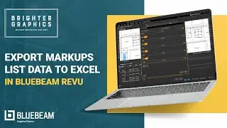 Экспорт данных списка разметки в Excel | Учебное пособие по списку разметки Bluebeam