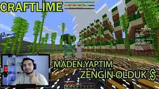 (CRAFTLİME) MADEN YAPTIM ZENGİN OLDUK