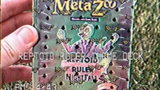 MetaZoo Reptoid Ruler Theme Deck Opening! Looking For Lizards!