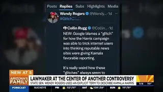 Rep. Wendy Rogers called VP Harris vulgar name that rhymes with glitch