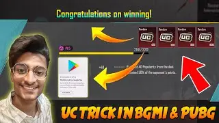 😍TRICK 300+ UC IN BGMI - UNLIMITED UC EARN TIPS & TRICKS - FREE A11 ROYAL PASS WITH LIVE PROOF