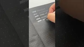 White gel pen test & review 🤍✨