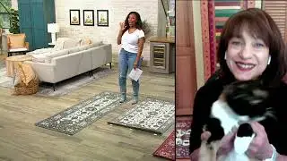 My Magic Carpet Washable Ramage Print Rug on QVC