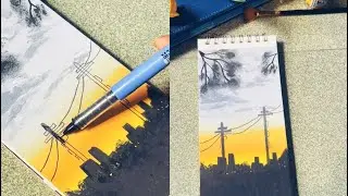 A Peaceful Day Scene | Relaxing Nature & Daily Life🤍#art #paintingideas #paintingideas #painting 