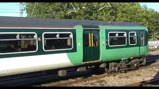 Train race, diesel v electric! Paxman Valenta HST screams besides a Class 319 EMU. Guess who wins?