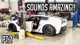 1000+HP C7ZR1 part 2. PLUS go for a ride in a 2023 F150 TWIN TURBO 4WD!
