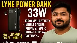 #LYNEPowerBank  #33WFastCharge  #iPhoneCharger  #AndroidCharger  #TravelPowerBank  #QuickCharge33W