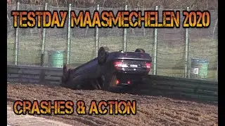 Crashes & Action! Rallycross Maasmechelen 2020 testday