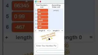 Watch the sorting magic of Scratch! 🐱#shorts #coding