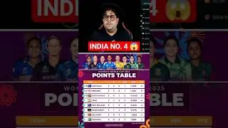women's ODI World Cup points table | IND. down 📉 AUS top 📈 | #womensworldcup #odicricket #odi