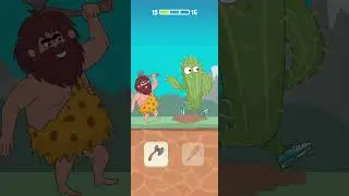 💥OMG! What Does Bob Want To Do?💥Level 15-16| #Caveman #Puzzle #Gameplay