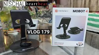 Portronics Mobot 4 Universal Mobile Holding Stand with 360&deg;Rotatable | NISCHAL heartbeat Vlog Ep-179