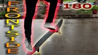 Como hacer Frontside 180 (TUTORIAL español latino)