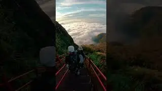 Sunrise Descent from Adam&rsquo;s Peak 🌄 | Sri Lanka&rsquo;s Sacred Stairway  #travel #gopro