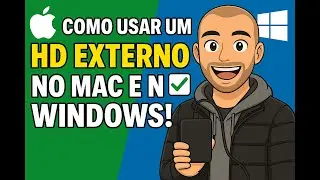 Como Usei um HD Externo no Mac e no Windows Sem Dor de Cabe&ccedil;a!