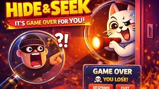 🎭 The Ultimate Hide and Seek Battle! | Who Will Win?  🔥 🔥#live #shortvideo #shorts #satisfying