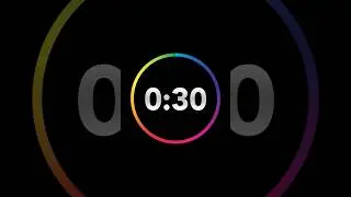 ⏱️30 Second Timer with Clock Ticking Sound & Finish Ding 🔔 #timer