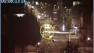 CCTV footage - attempted murder of a police officer in east Belfast
